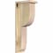 Ekena Millwork Crestline Rough Sawn Corbel w/Backplate, Douglas Fir, 6"W x 10"D x 26"H COR06X10X26CRE01RDF - alternate 1